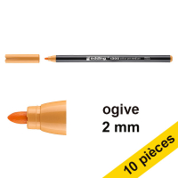 Edding Offre : 10x Edding 1300 feutre (2 mm ogive) - orange clair  239631