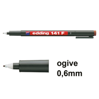 Offre : 10x Edding 141F marqueur permanent (0,6 mm ogive) - marron
