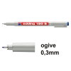 Offre : 10x Edding 150S marqueur non permanent (0,3 mm ogive) - bleu 239709 - 1