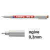 Offre : 10x Edding 150S marqueur non permanent (0,3 mm ogive) - marron 239710 - 1