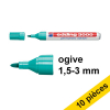 Offre : 10x Edding 3000 marqueur permanent (1,5 - 3 mm ogive) - turquoise 240566 - 1