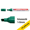 Offre : 10x Edding 3300 marqueur permanent (1 - 5 mm pointe biseautée) - vert 239756 - 1
