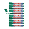 Offre : 10x Edding 360 marqueur pour tableau blanc (1,5 - 3 mm) - vert