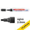 Offre : 10x Edding 4095 marqueur craie liquide (2 - 3 mm ogive) - noir 239809 - 1