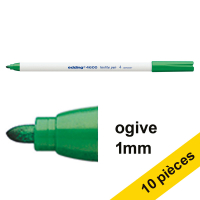 Edding Offre : 10x Edding 4600 marqueur textile (1 mm ogive) - vert  239849