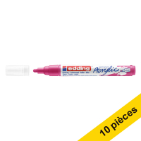 Offre : 10x Edding 5100 marqueur acrylique (2 - 3 mm ogive) - telemagenta