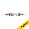 Offre : 10x Edding 5400 marqueur acrylique 3D double pointe (2 - 3 / 5 - 10 mm) - chocolat 240312 - 1