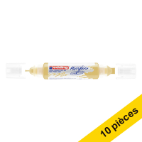 Offre : 10x Edding 5400 marqueur acrylique 3D double pointe (2 - 3 / 5 - 10 mm) - jaune pastel