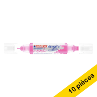 Edding Offre : 10x Edding 5400 marqueur acrylique 3D double pointe (2 - 3 / 5 - 10 mm) - rose fluo  240304
