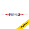 Offre : 10x Edding 5400 marqueur acrylique 3D double pointe (2 - 3 / 5 - 10 mm) - rouge trafic 240307 - 1
