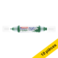 Offre : 10x Edding 5400 marqueur acrylique 3D double pointe (2 - 3 / 5 - 10 mm) - vert mousse