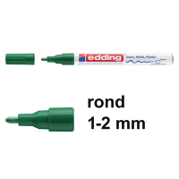 Offre : 10x Edding 751 marqueur peinture à encre laquée (1 - 2 mm ogive) - vert