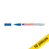 Offre : 10x Edding 780 marqueur peinture à encre brillante (0,8 mm ogive) - bleu 239473 - 1