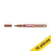 Offre : 10x Edding 780 marqueur peinture à encre brillante (0,8 mm ogive) - cuivre 239478 - 1