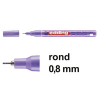 Edding Offre : 10x Edding 780 marqueur peinture brillante (0,8 mm ogive) - violet métallisé  239559
