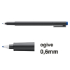 Offre : 10x Edding 8011 marqueur pour salles propres (0,6 mm ogive) - bleu 239905 - 1