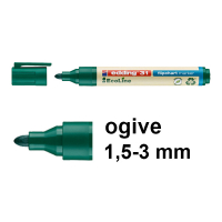 Offre : 10x Edding EcoLine 31 marqueur pour chevalet (1,5 - 3 mm ogive) - vert