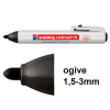 Offre : 10x Edding Retract 11 marqueur permanent (1,5 - 3 mm ogive) - noir 239952 - 1