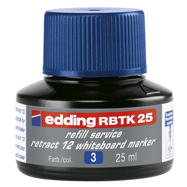 Edding RBTK 25 recharge d'encre (25 ml) - bleu 4-RBTK25003 200940 - 1