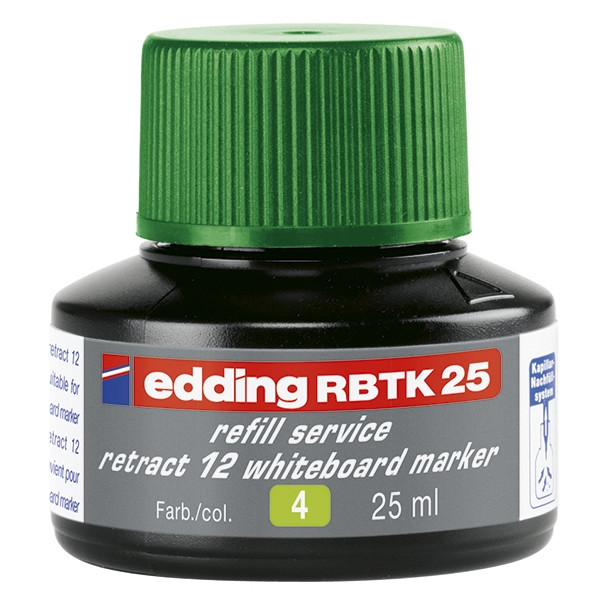 Edding RBTK 25 recharge d'encre (25 ml) - vert 4-RBTK25004 200941 - 1