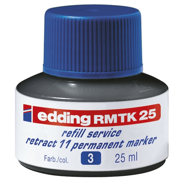 Edding RMTK 25 recharge d'encre (25 ml) - bleu 4-RMTK25003 200928 - 1