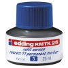 Edding RMTK 25 recharge d'encre (25 ml) - bleu