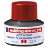 Edding RMTK 25 recharge d'encre (25 ml) - rouge