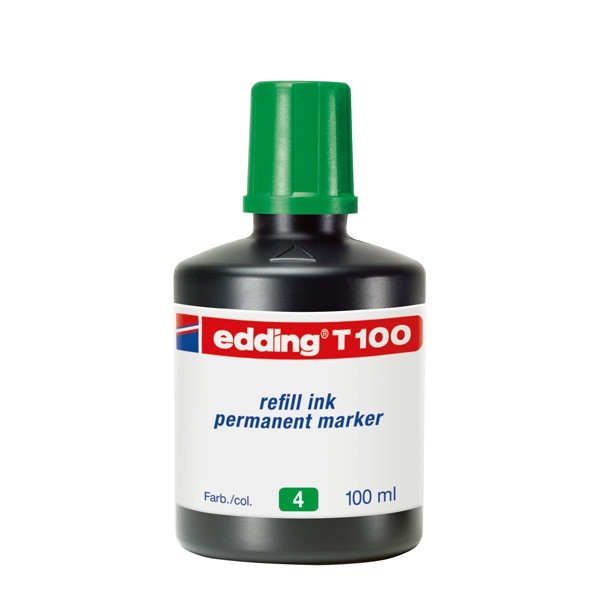 Edding T100 recharge d'encre (100 ml) - vert 4-T100004 200558 - 1