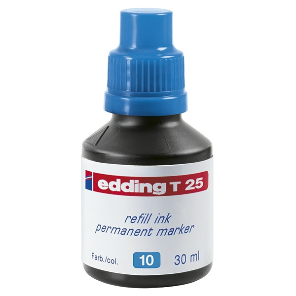 Edding T25 recharge d'encre (30 ml) - bleu clair 4-T25010 200925 - 1