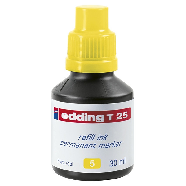 Edding T25 recharge d'encre (30 ml) - jaune 4-T25005 200920 - 1