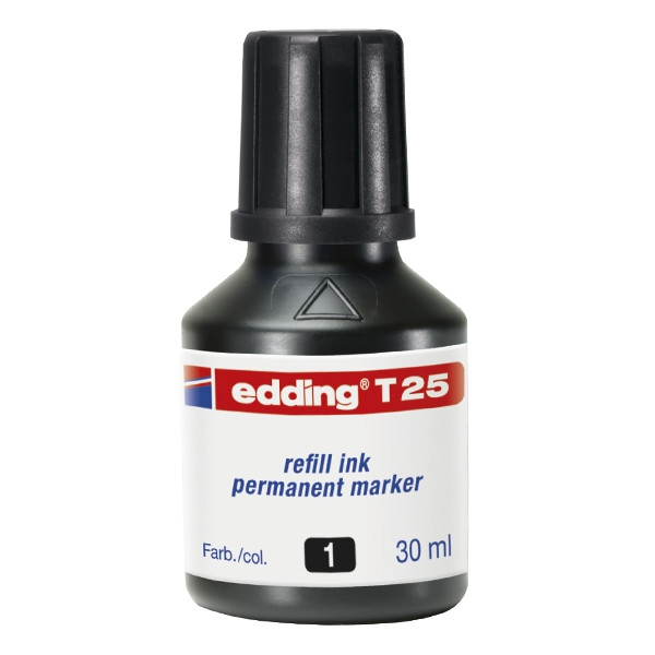 Edding T25 recharge d'encre (30 ml) - noir 4-T25001 200916 - 1