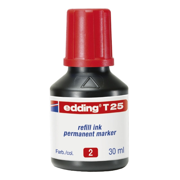 Edding T25 recharge d'encre (30 ml) - rouge 4-T25002 200917 - 1