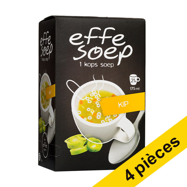 Effe Soep Offre : 4x Effe Soep soupe poulet 175 ml (21 pièces)  423192 - 1