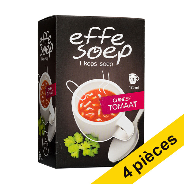 Effe Soep Offre : 4x Effe Soep soupe tomate chinoise 175 ml (21 pièces)  423191 - 1
