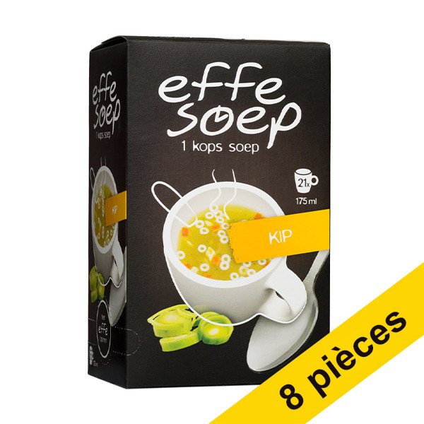 Effe Soep Offre : 8x Effe Soep soupe poulet 175 ml (21 pièces)  404339 - 1