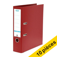 Elba Offre: 10x Elba Smart Pro+ classeur A4 PP 80 mm - rouge foncé  237693
