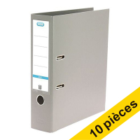 Offre: 10x Elba Smart Pro+ classeur A4 polypropylène 80 mm - gris
