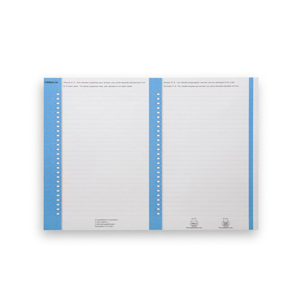 Elba bandes d'étiquettes type 8 (10 feuilles) - bleu 100330202 237614 - 1