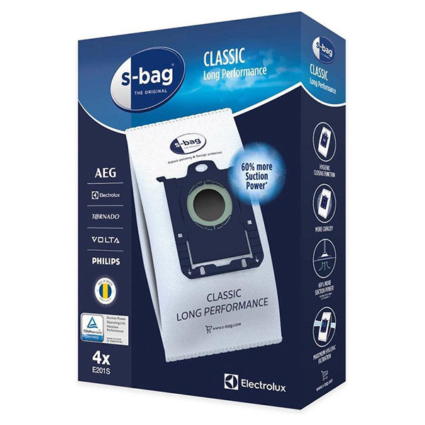Electrolux E201/ GR201S/ S-Bag Classic sacs d'aspirateur en microfibre (4 sacs) SAE01016 - 1