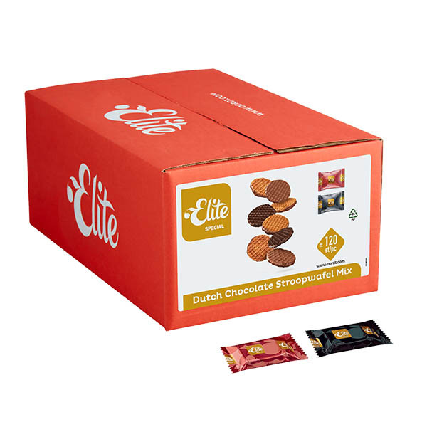 Elite Special Dutch mix de gaufres au sirop et au chocolat (120 pièces) 137302 - 2
