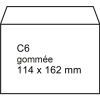 Enveloppe 114 x 162 mm - C6 patte autocollante (500 pièces) - blanc 201500 88099445 209030 - 1