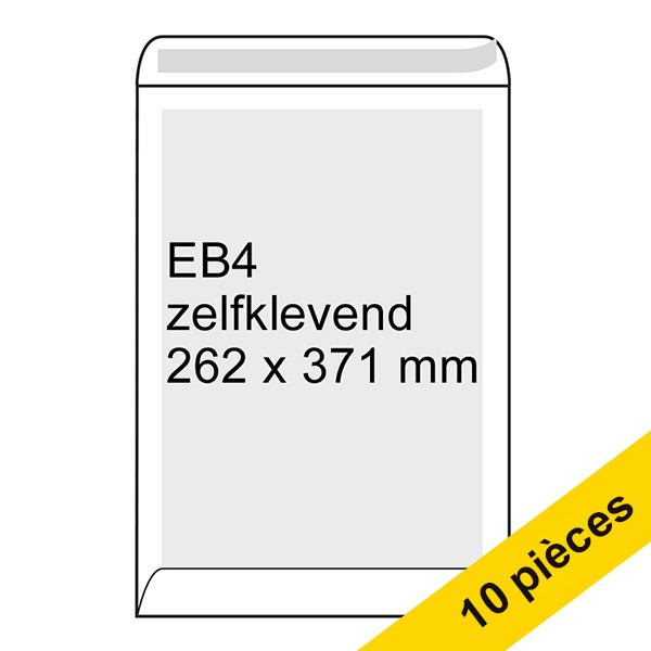 Enveloppe dos carton 262 x 371 mm - EB4 autoadhésive (100 pièces) - blanc 308570 209110 - 1
