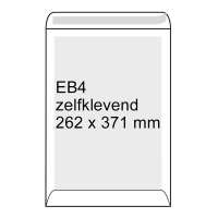 Enveloppe dos carton 262 x 371 mm - EB4 autoadhésive (100 pièces) - blanc 308570 209110