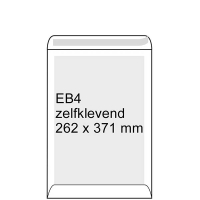 Enveloppe dos carton 262 x 371 mm - EB4 autoadhésive (10 pièces) - blanc 209108