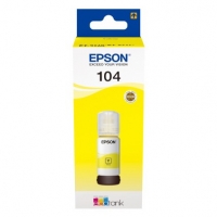 Epson 104 réservoir d'encre jaune (d'origine) C13T00P440 052088