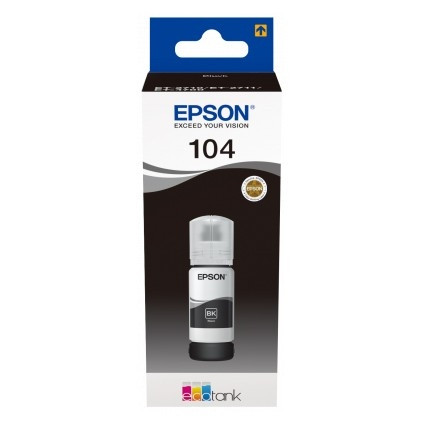 Epson 104 réservoir d'encre noire (d'origine) C13T00P140 052082 - 1