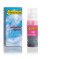 Epson 108 réservoir d'encre (marque 123encre) - magenta clair C13T09C64AC 052217