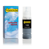 Epson 108 réservoir d'encre (marque 123encre) - noir