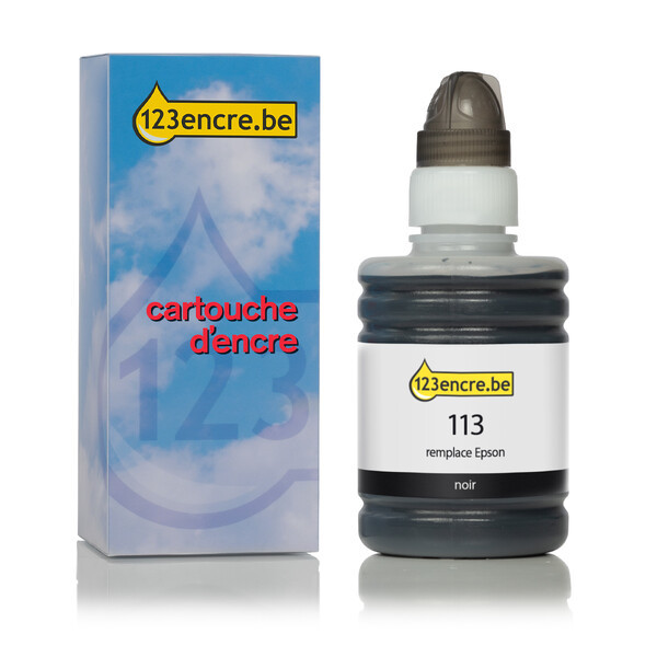Epson 113 réservoir d'encre (marque 123encre) - noir C13T06B140C 083481 - 1