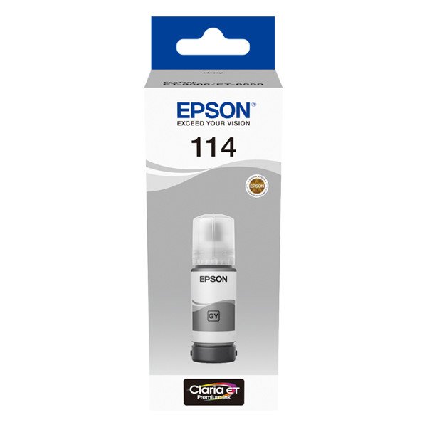 Epson 114 réservoir d'encre (d'origine) - gris C13T07B540 083600 - 1